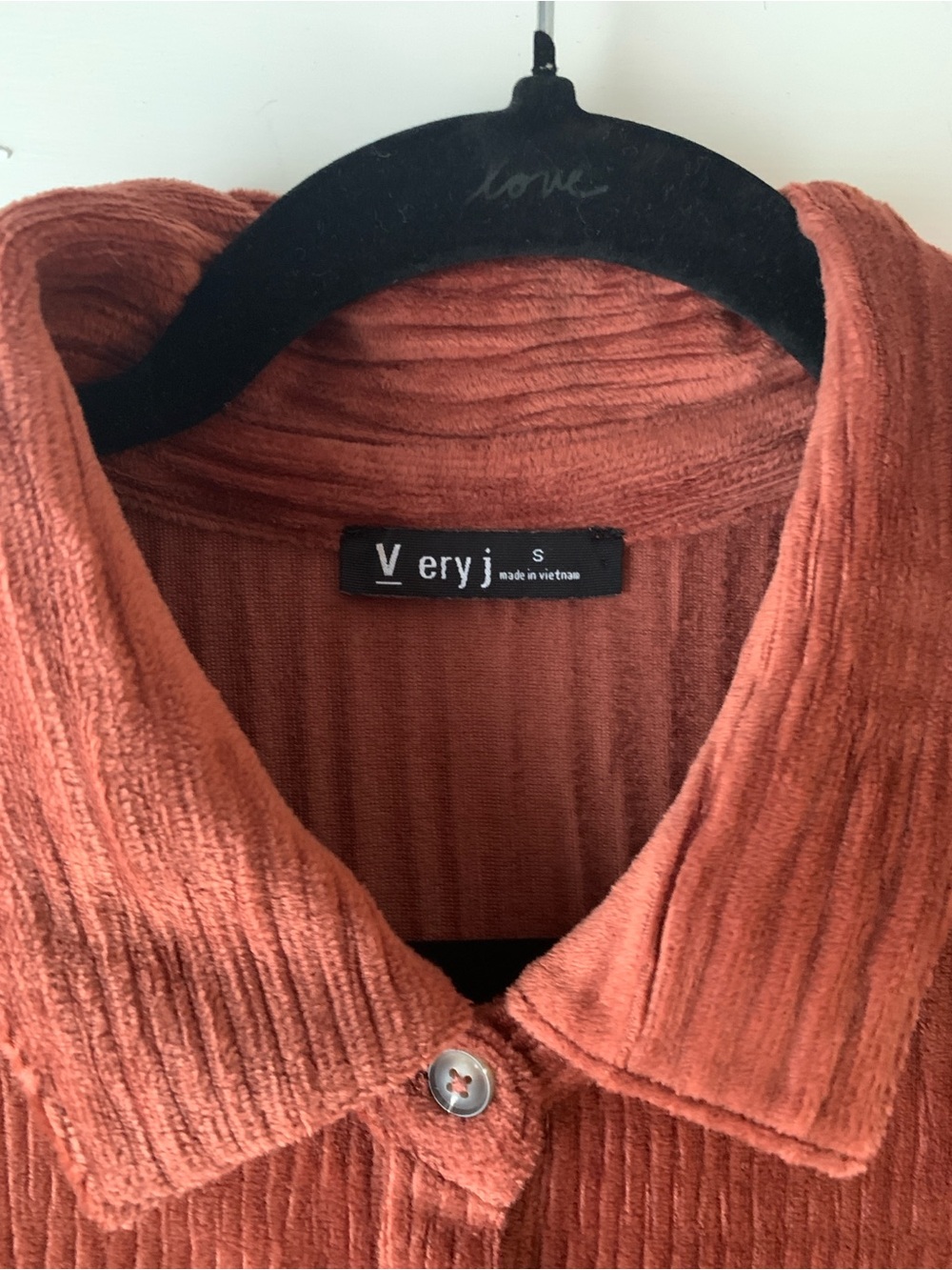 Rust/Copper Button-Up Shirt - Picture 2 of 6